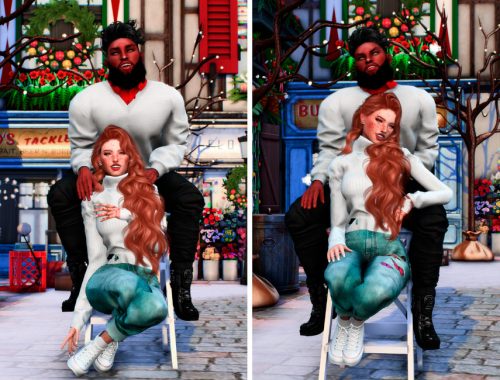 Couple at christmas PosePack