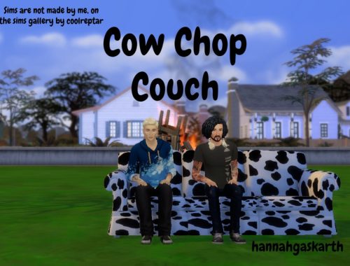 Cow Chop Couch