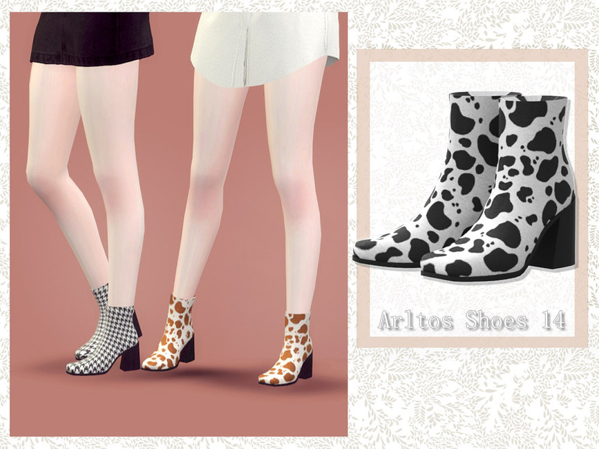 Cow shoes / 14 - The Sims 4 Catalog
