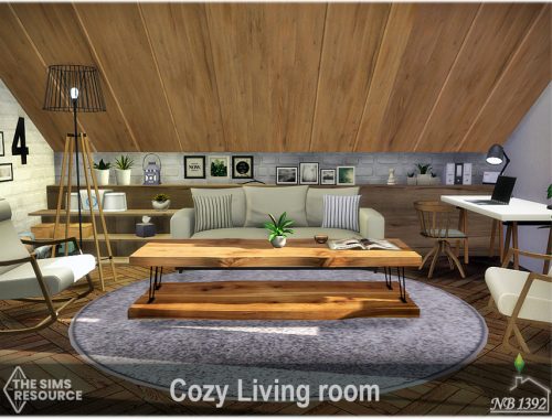 Cozy Living room (CC only TSR)