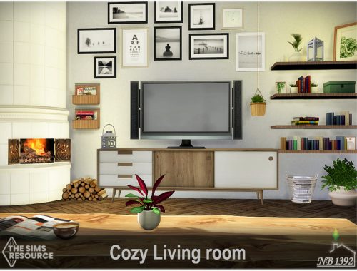 Cozy Living room (CC only TSR)