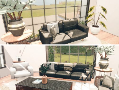 Cozy Living Room | TSR CC Only
