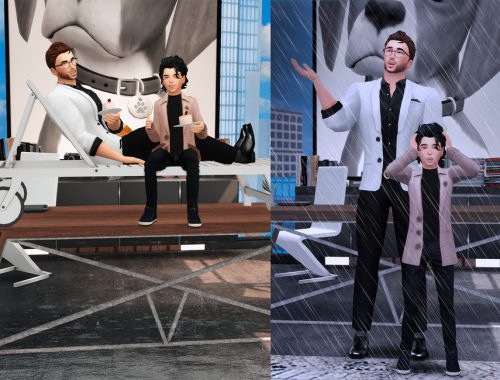 Crazy office (Pose Pack)