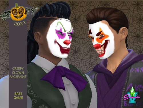 Creepy Clown Facepaint