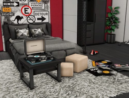 Crimson Bedroom