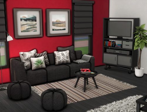 Crimson Bedroom