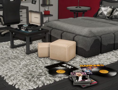 Crimson Bedroom