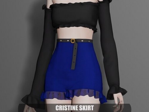 Cristine Skirt at Clarity Sims