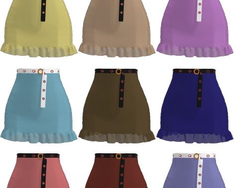 Cristine Skirt at Clarity Sims