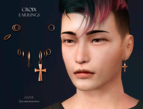 Croix Earrings (Male)