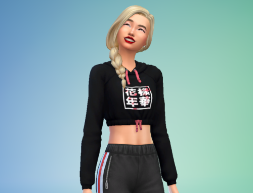 Cropped Hoodie - BTS merch (Discover University required)