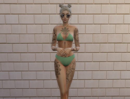 Cross Tied Swimsuit