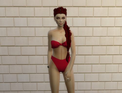 Cross Top Swimsuit