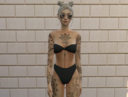Cross Top Swimsuit