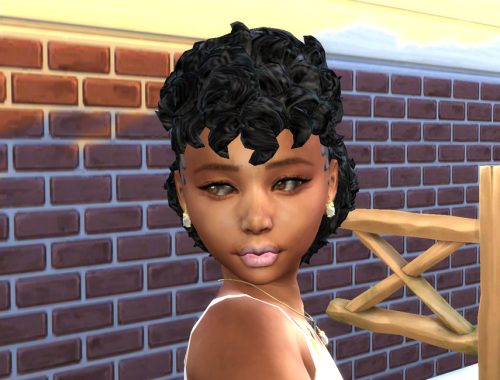 Curly Top Low Pony - Child