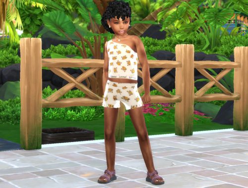 Curly Top Low Pony - Child