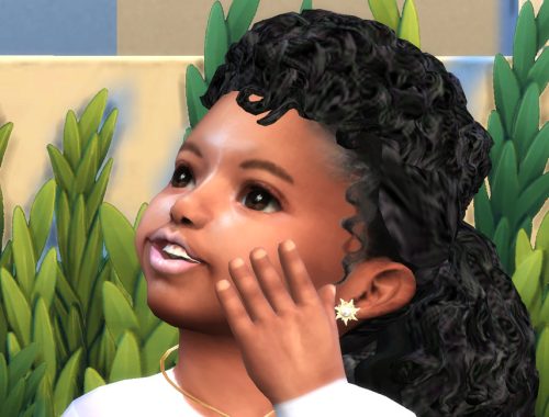 Curly  Top Low Pony ~ Toddler