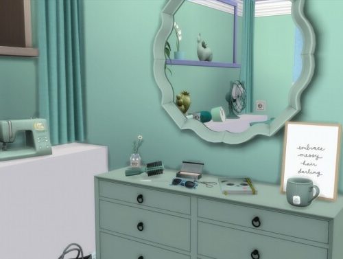 CUTE AF MINT ROOM at MODELSIMS4