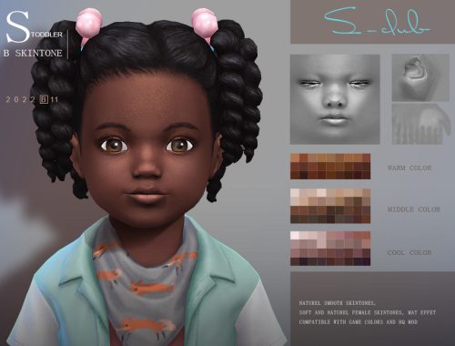 Cute Toddler overlay skintone by S-CLUB
