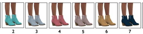 DALLASGIRL’S COWBOY BOOTIES at Sims4Sue