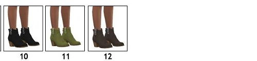 DALLASGIRL’S COWBOY BOOTIES at Sims4Sue