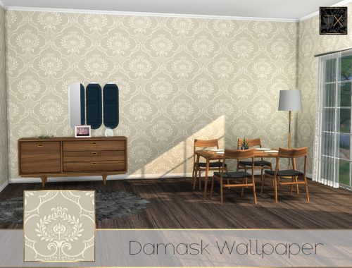 Damask Wallpaper - TX