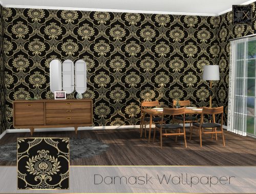 Damask Wallpaper - TX