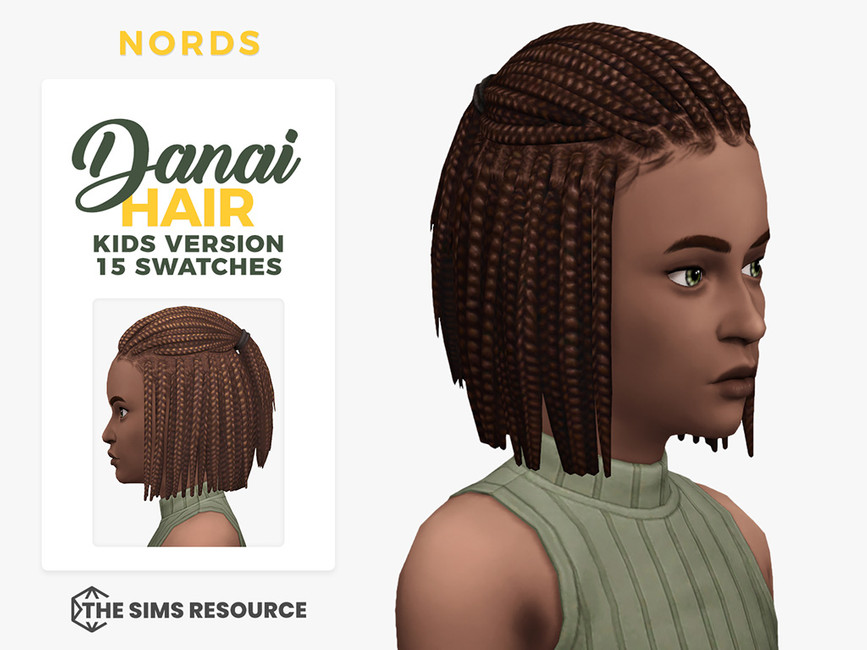 Danai Hair for Kids - The Sims 4 Catalog