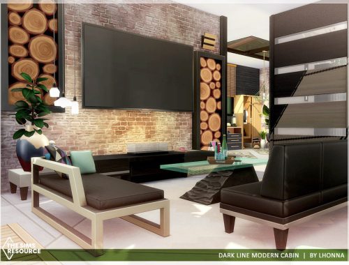 Dark Line Modern Cabin /No CC/