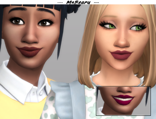 Dark Lipsticks 1.0