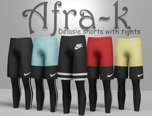 Delasie shorts with tights
