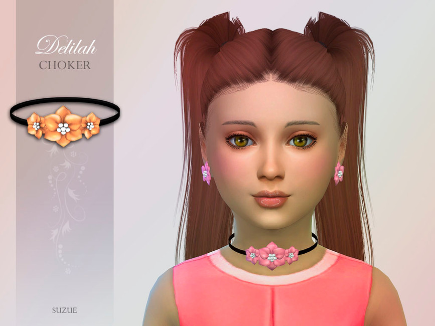 Delilah Choker Child - The Sims 4 Catalog