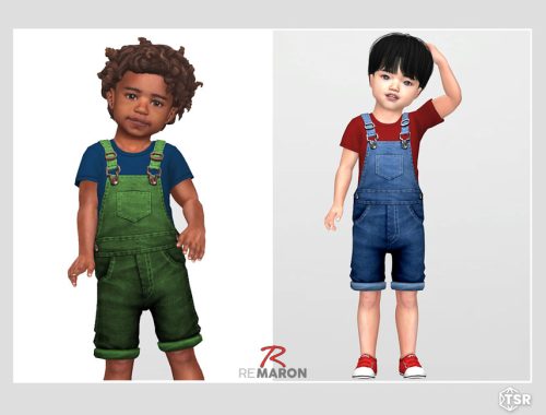 Denim Jumpsuit 01 for Toddler
