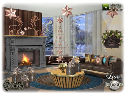 Doe christmas Living room
