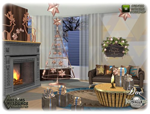 Doe christmas Living room