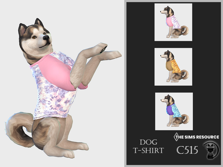 Dog T-shirt C515 - The Sims 4 Catalog