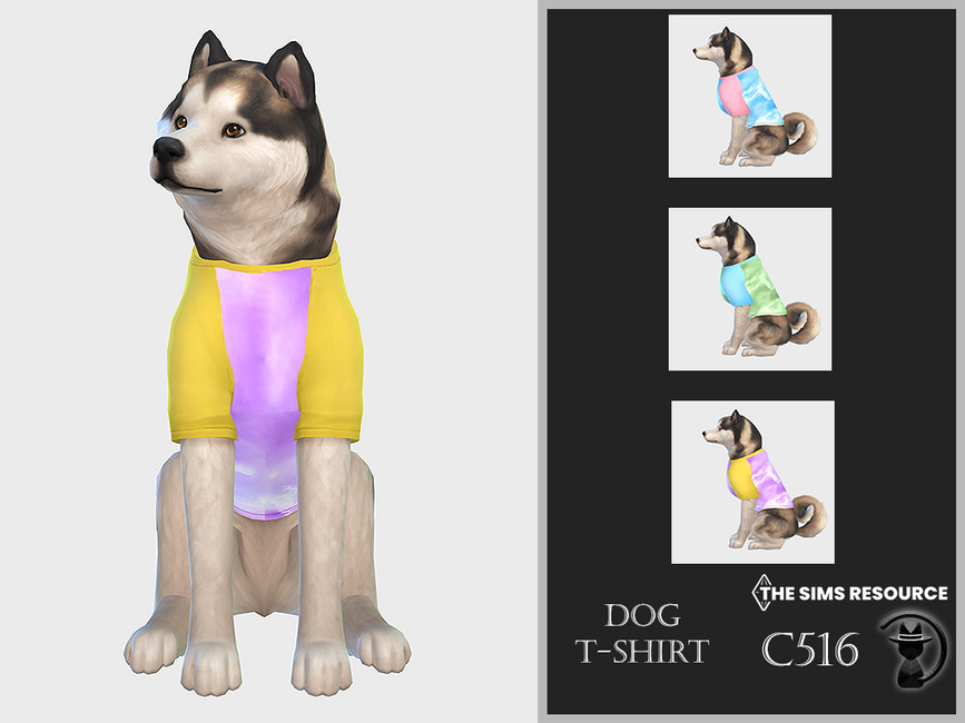 Dog T-shirt C516 - The Sims 4 Catalog