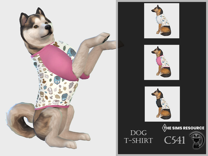 Dog T-shirt C541 - The Sims 4 Catalog
