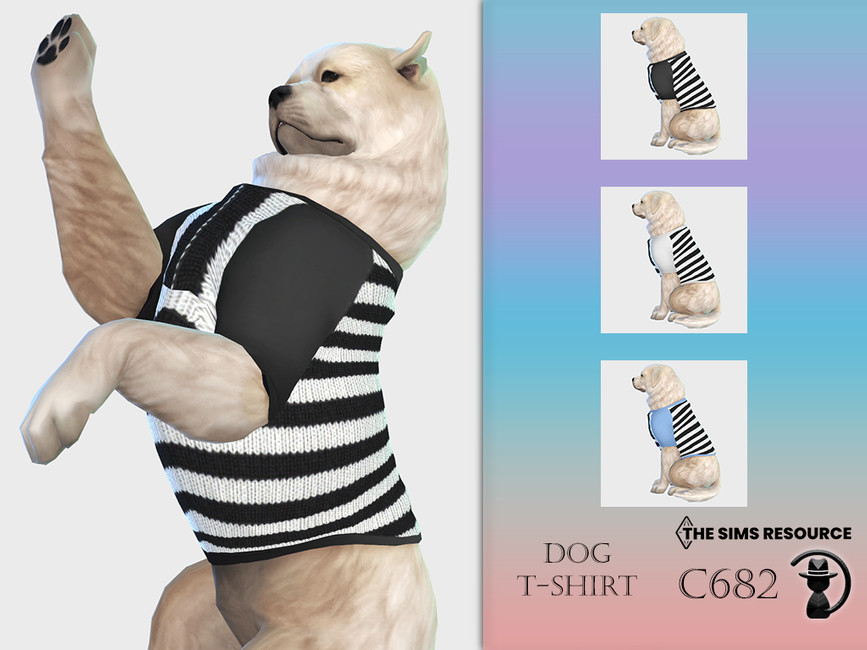 Dog T-shirt C682 - The Sims 4 Catalog
