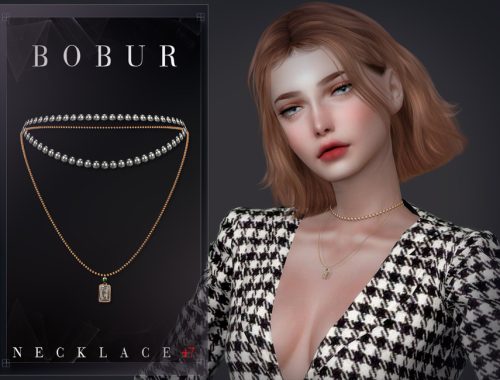 Double emerald necklace