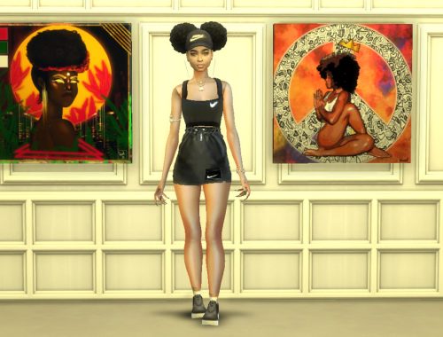 Double Puff Protective Hairstyle
