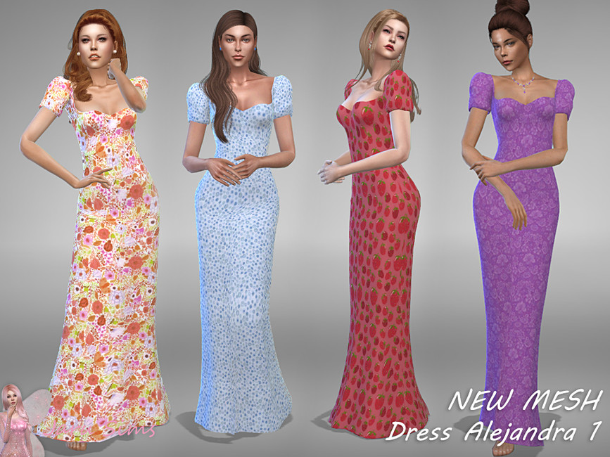 Dress Alejandra 1 - NEW MESH