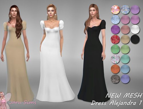 Dress Alejandra 1 - NEW MESH