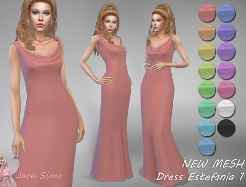 Dress Estefania 1 - NEW MESH