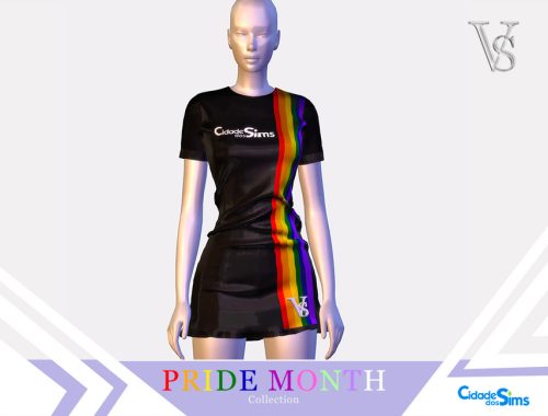 Dress I - Pride Month Collection 2021 - Cidade dos Sims