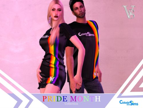 Dress I - Pride Month Collection 2021 - Cidade dos Sims