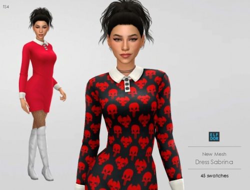 Dress Sabrina at Elfdor Sims