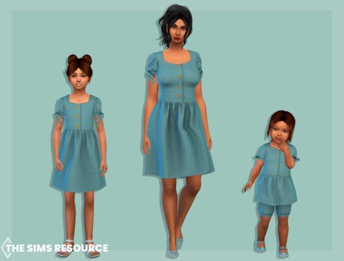 Dress with ribbons on sleeves Adult