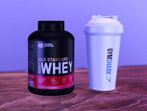 Protein Shaker & Protein Powder Tub
