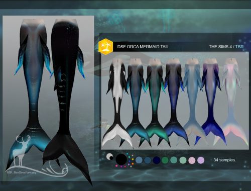 DSF ORCA MERMAID TAIL
